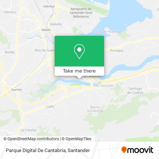 Parque Digital De Cantabria map