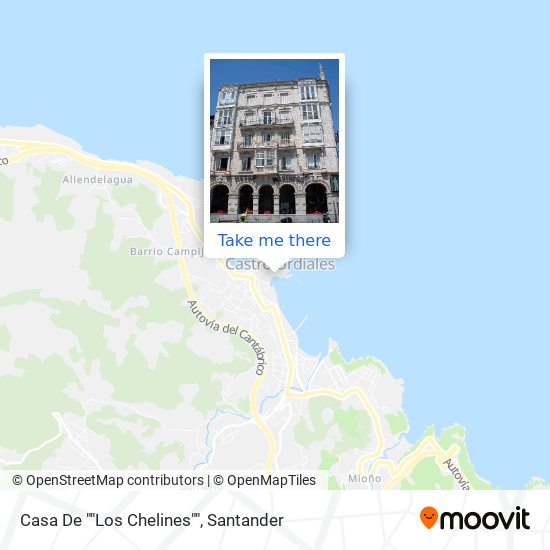 Casa De ""Los Chelines"" map