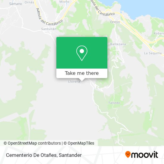 Cementerio De Otañes map