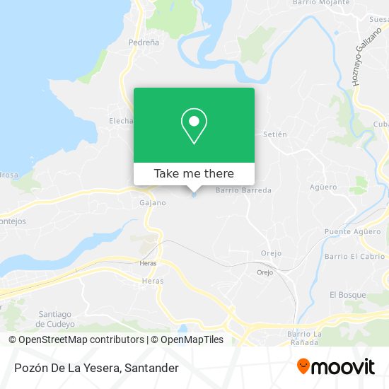 Pozón De La Yesera map