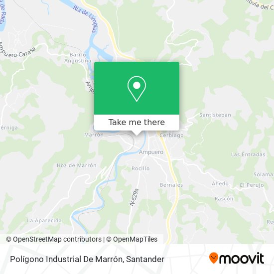 Polígono Industrial De Marrón map