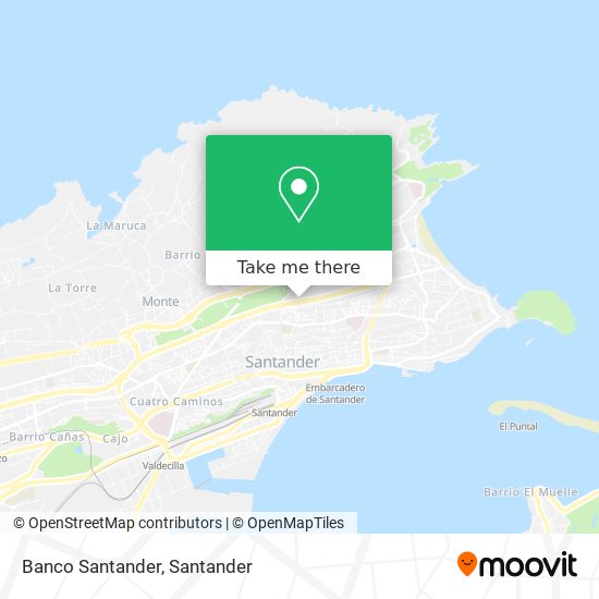 Banco Santander map