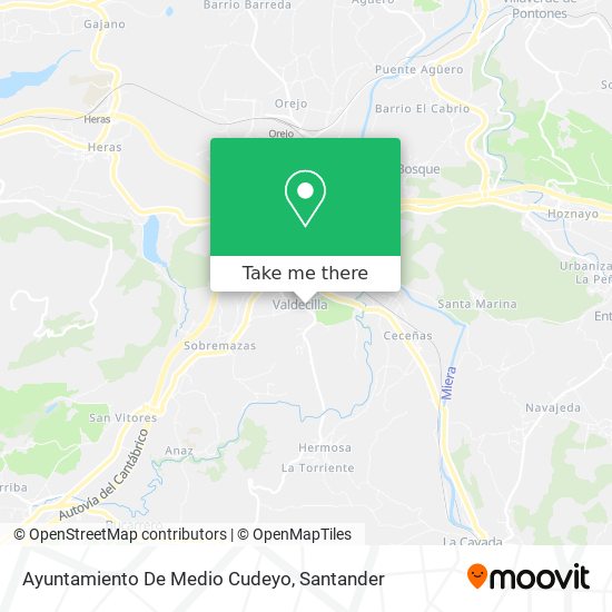 Ayuntamiento De Medio Cudeyo map