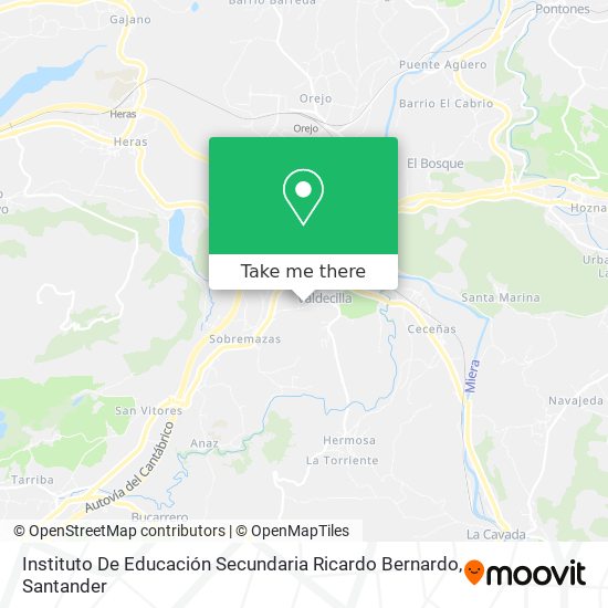 Instituto De Educación Secundaria Ricardo Bernardo map