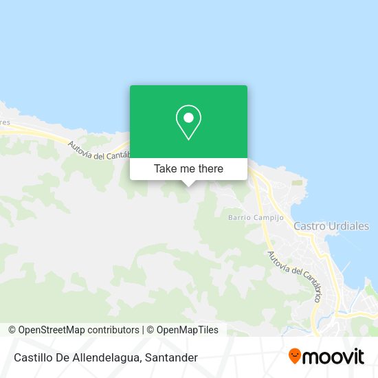 Castillo De Allendelagua map