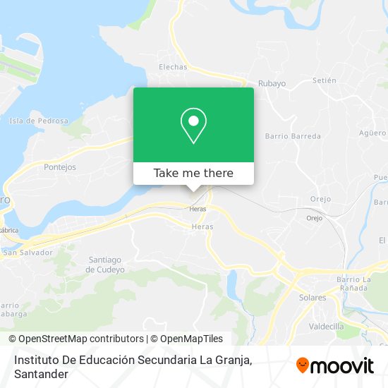 mapa Instituto De Educación Secundaria La Granja
