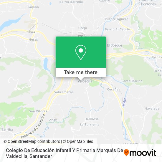 Colegio De Educación Infantil Y Primaria Marqués De Valdecilla map