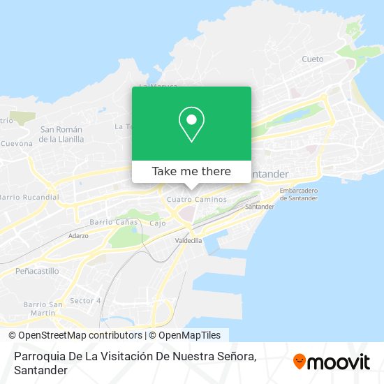 mapa Parroquia De La Visitación De Nuestra Señora