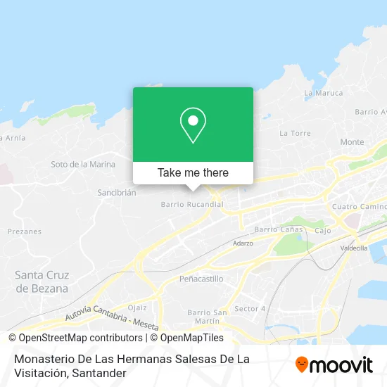 Monasterio De Las Hermanas Salesas De La Visitación map