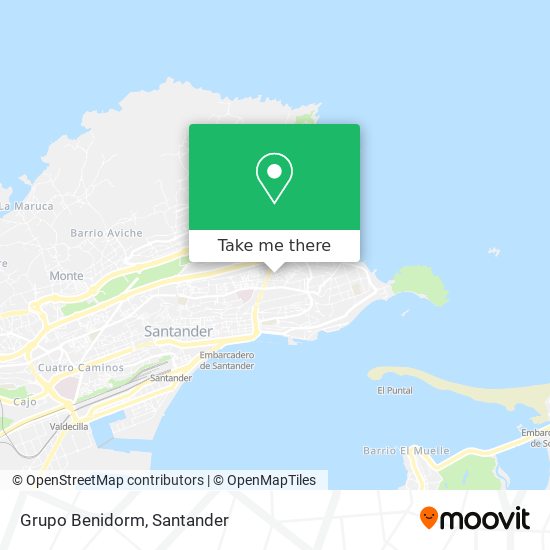 Grupo Benidorm map