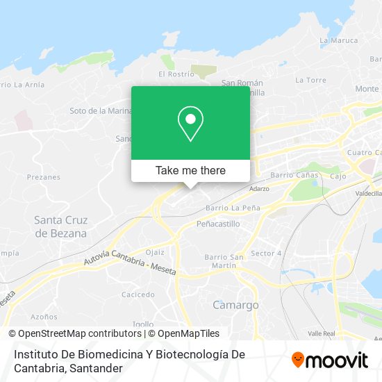 mapa Instituto De Biomedicina Y Biotecnología De Cantabria