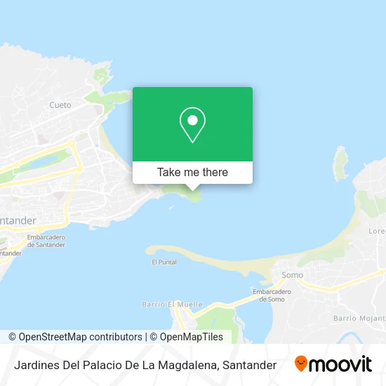 Jardines Del Palacio De La Magdalena map
