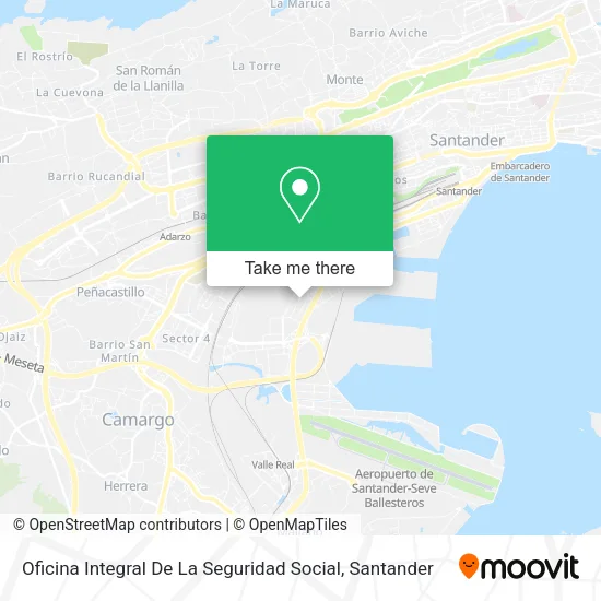 Oficina Integral De La Seguridad Social map