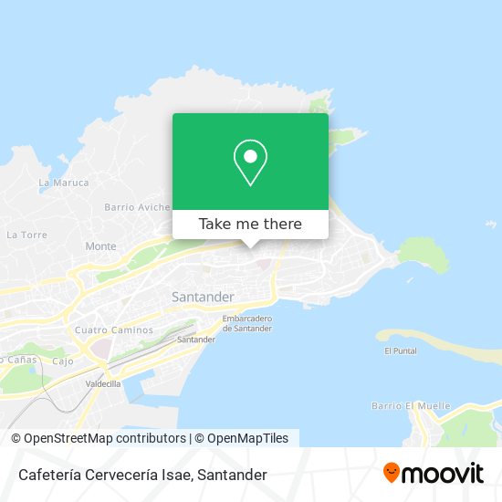 Cafetería Cervecería Isae map