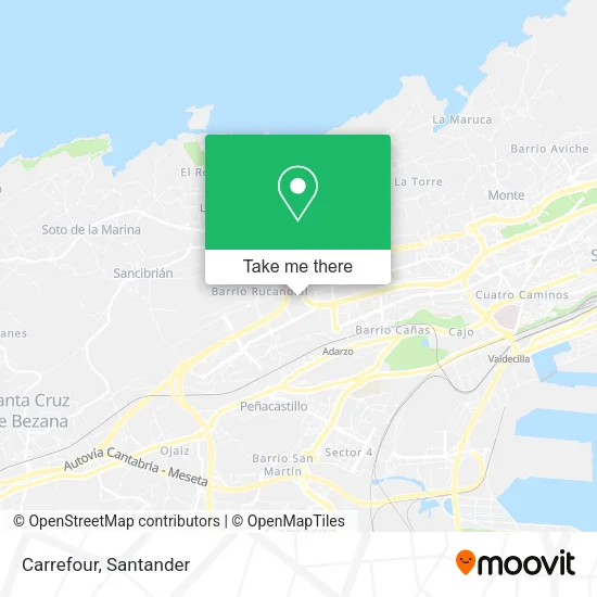 Carrefour map