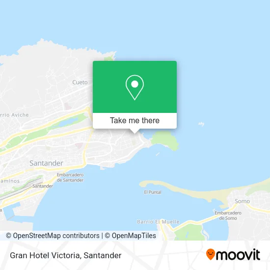Gran Hotel Victoria map