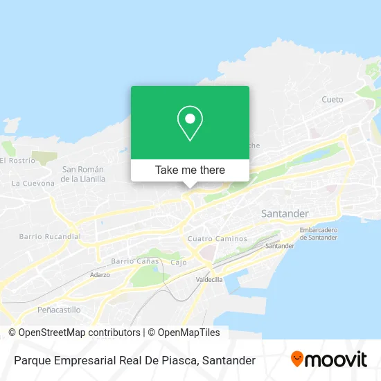 Parque Empresarial Real De Piasca map