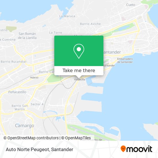 mapa Auto Norte Peugeot