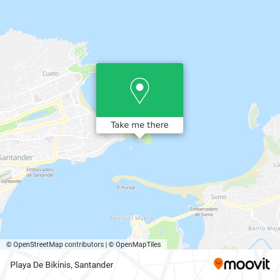 Playa De Bikinis map