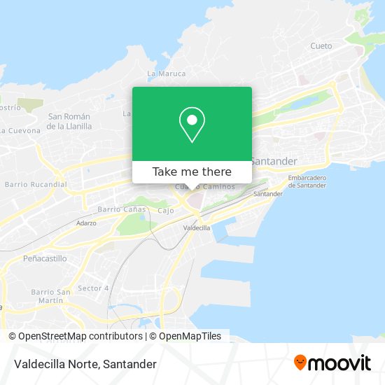 mapa Valdecilla Norte