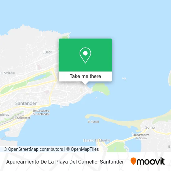 Aparcamiento De La Playa Del Camello map