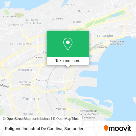 Polígono Industrial De Candina map