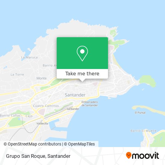 Grupo San Roque map