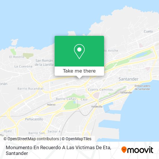 Monumento En Recuerdo A Las Víctimas De Eta map