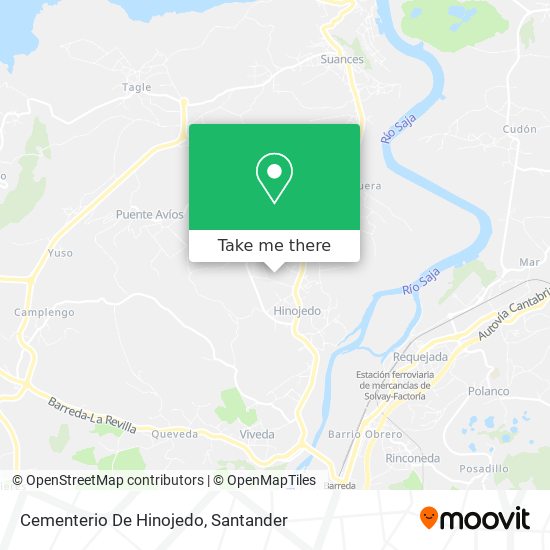 mapa Cementerio De Hinojedo