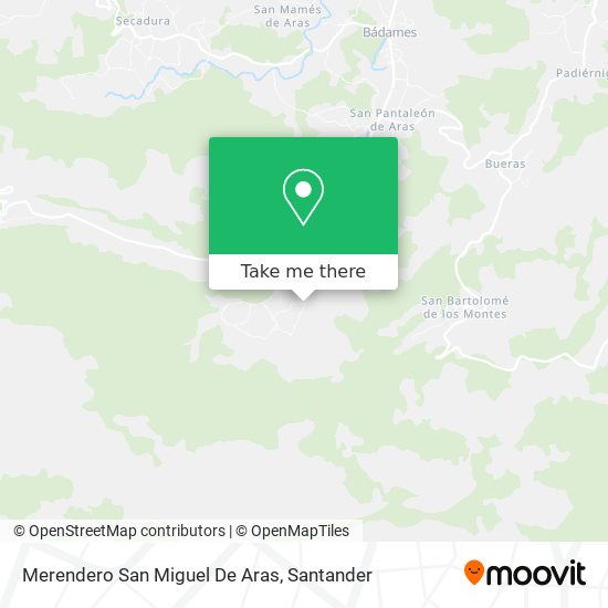 Merendero San Miguel De Aras map