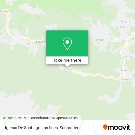 Iglesia De Santiago Las Ilces map