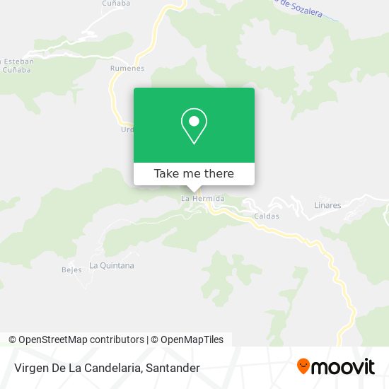 Virgen De La Candelaria map