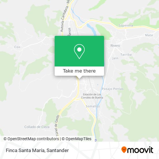 Finca Santa María map