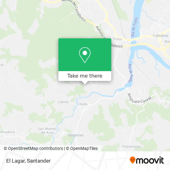 El Lagar map