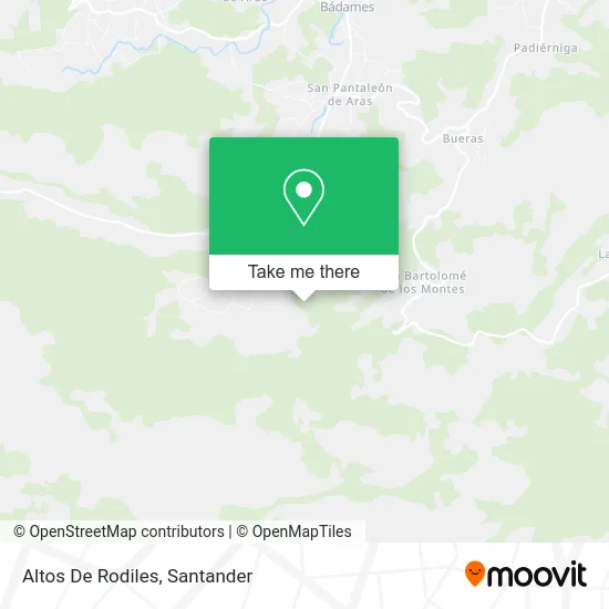 Altos De Rodiles map