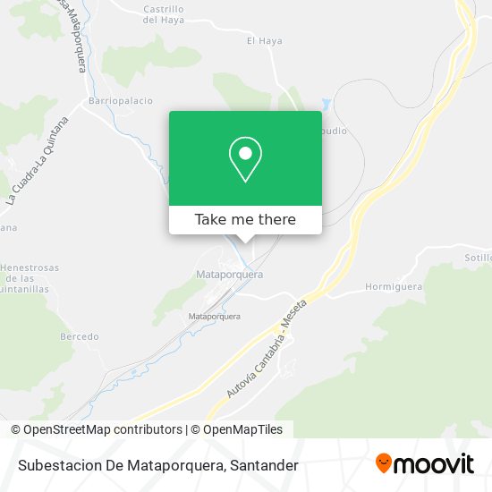 Subestacion De Mataporquera map