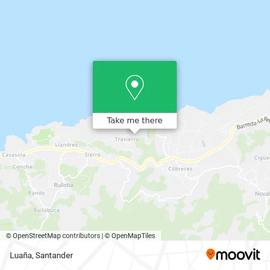 Luaña map