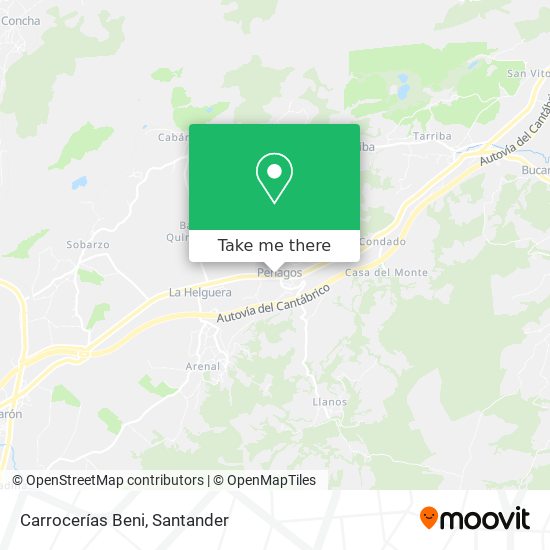 Carrocerías Beni map