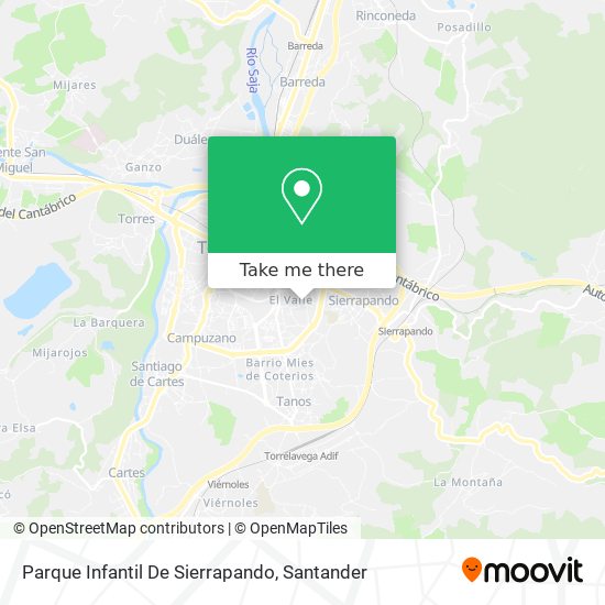 Parque Infantil De Sierrapando map