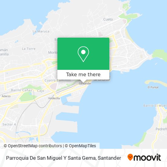 Parroquia De San Miguel Y Santa Gema map