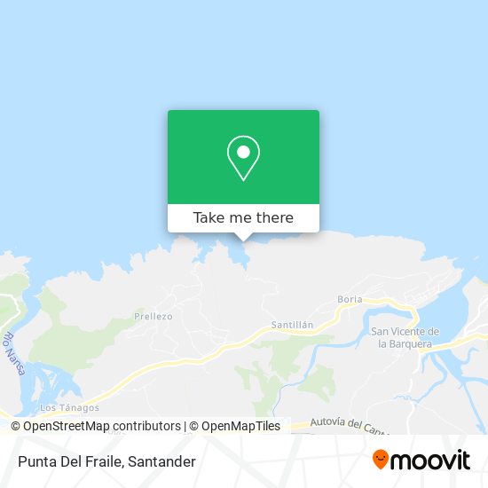 Punta Del Fraile map