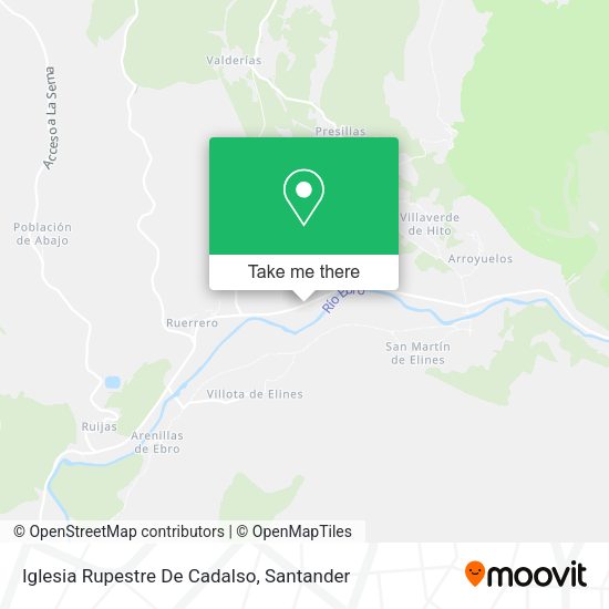 Iglesia Rupestre De Cadalso map