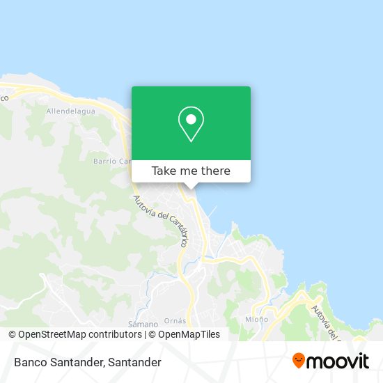 Banco Santander map