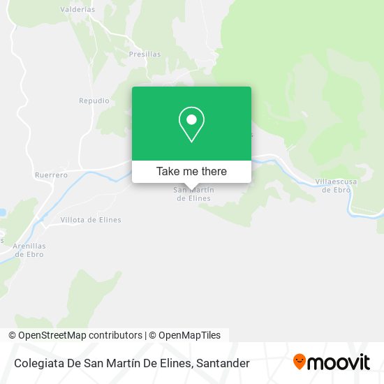 Colegiata De San Martín De Elines map