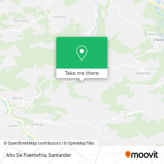 Alto De Fuentefría map