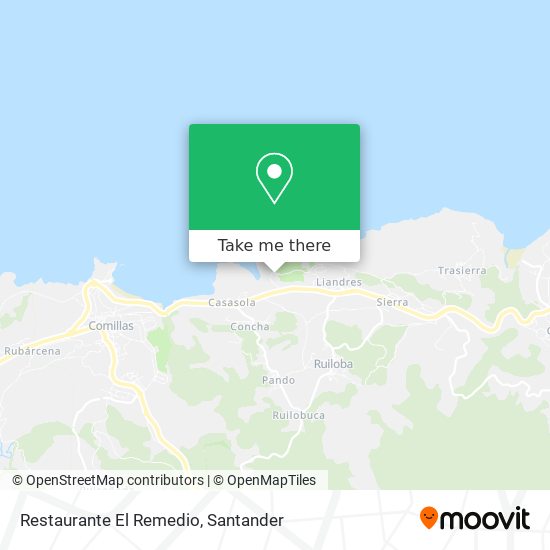 Restaurante El Remedio map