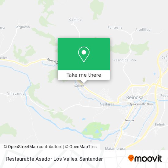 Restaurabte Asador Los Valles map