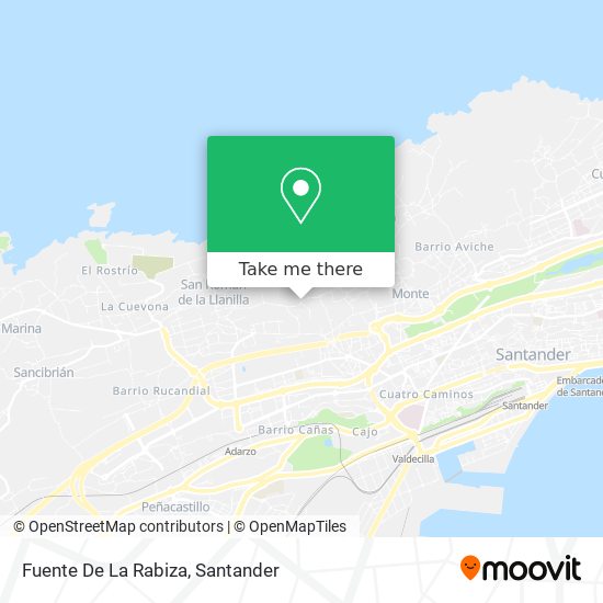 Fuente De La Rabiza map