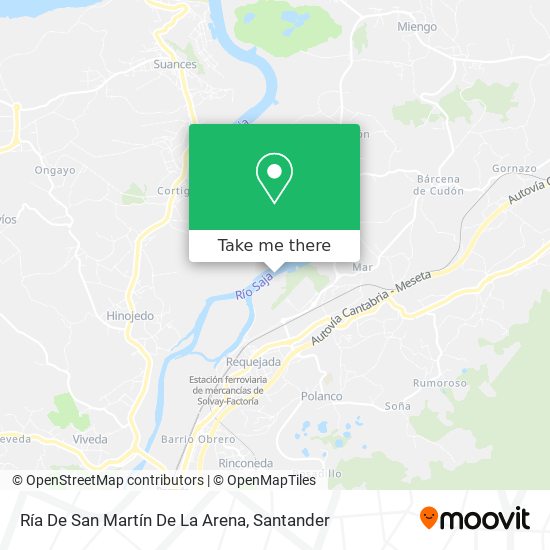 Ría De San Martín De La Arena map