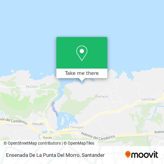 mapa Ensenada De La Punta Del Morro